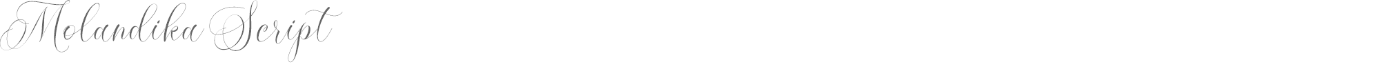 Molandika Script Molandika Script.ttf font preview